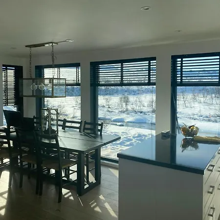 Cozy Architect-designed With River View Ferienhaus Hovden (Aust-Agder)